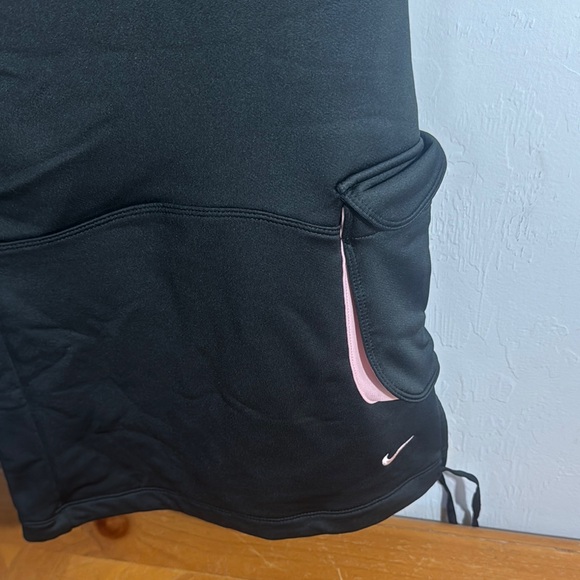 Nike Cargo Shorts Black and Pink Relaxed Fit Dance Parachute Pant - Picture 6 of 7